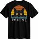 thumbnail image 5 of Womens T-Shirts Black Cat Colorful Stripe T-Shirt Crewneck Short Sleeve Summer Tops Casual Loose Tees EW People, 5 of 8