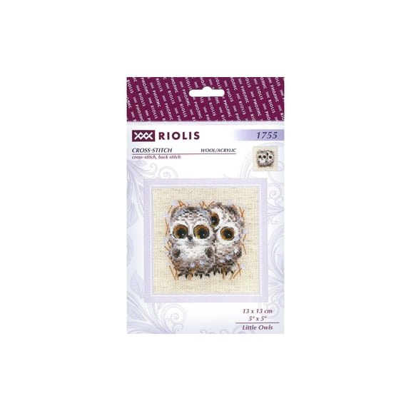 RIOLIS® Little Owl Counted Cross-Stitch Kit