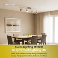 thumbnail image 3 of Kuzco TR10031-BN Lyra 30.5" LED Track Light Fixture, Brushed Nickel 22W, 3 of 7