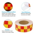 thumbnail image 5 of Uxcell Reflective Tape, 2"x82 Ft Waterproof Reflective Tape Warning Safety Tape Reflector for Trucks, Grid Yellow Red, 5 of 6