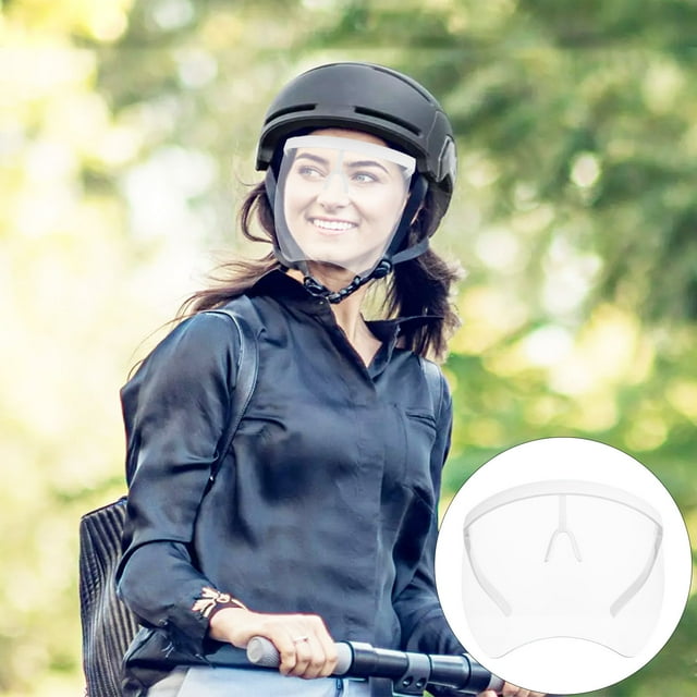 KONTONTY 1Pack Night Anti-glare Visor White PC Effective for Outdoor Use