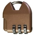 thumbnail image 1 of Luggage Lock DIY Setting Password Lightweight Zinc Alloy Material Combination Padlock for Suitcase TravelBronze, 1 of 2