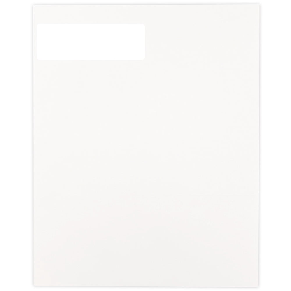 JAM Paper Shipping Address Labels, Rectangular, 1 1/3 x 4, White, 126 per Pack