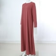 thumbnail image 4 of Women's Long Dress Loose Temperament Robe Commuting Long Dress Girls Maxi Dress Long Sleeve Clothes for Women Turkish Hijab for Girls 2 Scarf for Women Hijab Girls Scarf Hijab Hijab for Women Full, 4 of 8