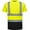Yellow/Black, variant on Portwest S378 Two-Tone Reflective Safety Workwear T-Shirt Yellow/Navy, Large