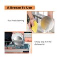 thumbnail image 3 of Prensa para Hamburguesas FIMENSY de Acero Inoxidable con Mango de Madera, 3 of 4