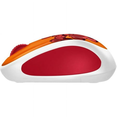 Logitech - Design Collection Limited Edition Wireless 3-button Ambidextrous Mouse with Colorful Designs - Positive Vibes