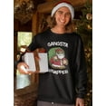 thumbnail image 2 of Gangsta Wrapper. Sweatshirt Men -Smartprints Designs, Male 4X-Large, 2 of 4