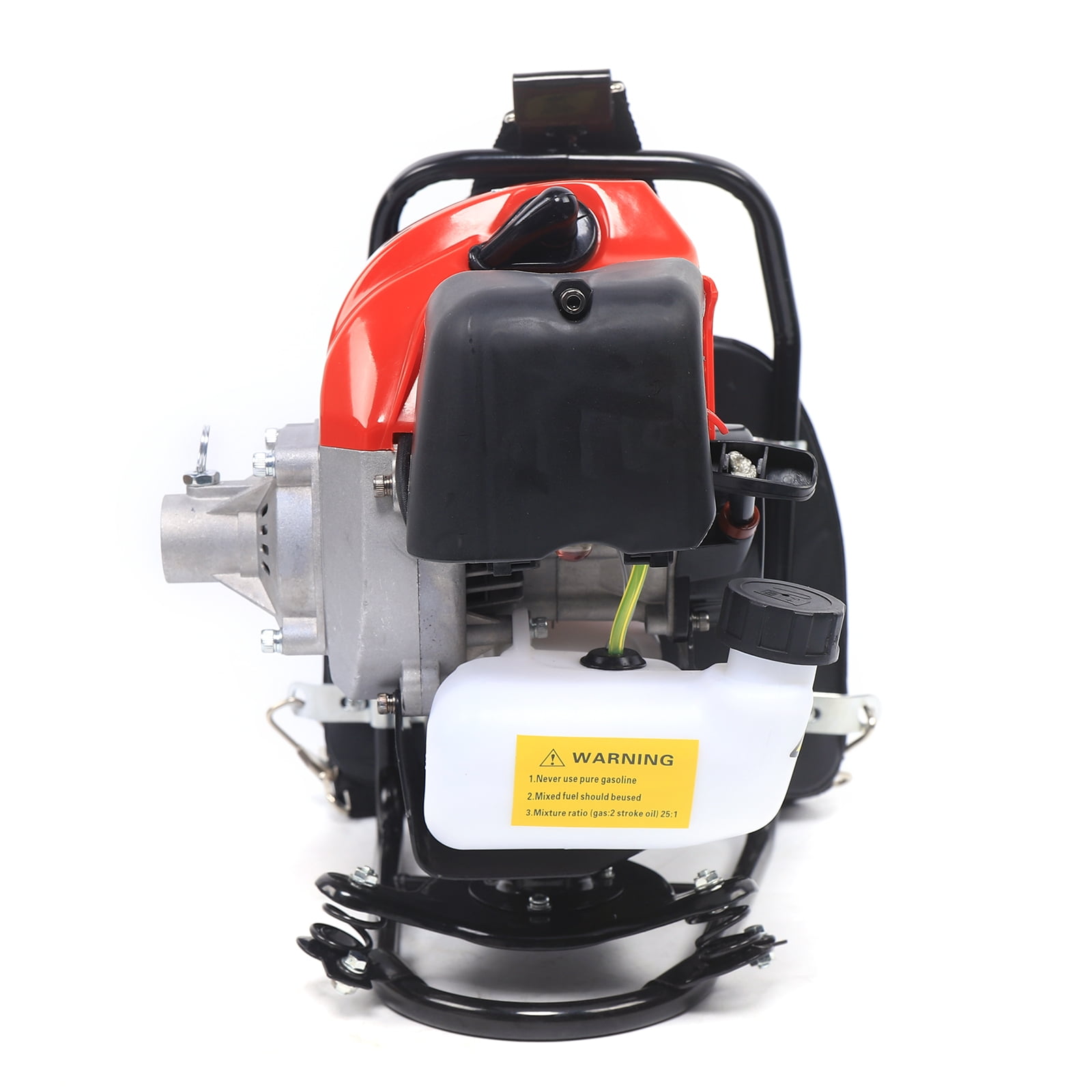 ChicHomey Tiller Cultivator,43CC 2-Stroke Gas Backpack Micro Tiller,1.25kW Gas Engine,Dual Wheels & 2T Blade,Cultivator Hedge Trimmer Yard Tilling Tool