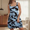 thumbnail image 1 of WILLBEST Vestidos Primavera Verano 2025 Vestido De Mujer 2025 Con Cuello Redondo, Sin Mangas, Estampado De Patchwork, Holgado Y Con Vuelo, 1 of 4