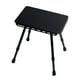 thumbnail image 2 of Taburete de camping, resistente, ligero, compacto, con bolsa, silla de pesca Negro escalable, 2 of 9