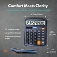 thumbnail image 4 of Calculadora TRULY 837A Pro de 12 dígitos, doble alimentación, metal, 4 of 7