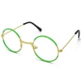thumbnail image 1 of Encanto Mirabel Green Round Glasses Frame Kids Cosplay Party Props Accessories, 1 of 5