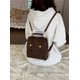thumbnail image 1 of LHSHID Vintage women backpacks PU leather Female Shoulder Bag Multifunction Ladies backsmall totes hand bag DaySoftback black, 1 of 5