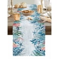 thumbnail image 5 of Blue Ocean Gradient Seaweed Table Runner 13x48in Non-Slip Cotton Linen Table Runners, Summer Nautical Starfish Coral Dresser Scarves TableRunner for Dinner Kitchen Dining Wedding Party, 5 of 9