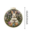 thumbnail image 3 of zhangmingg Embroidery Kit for Beginners DIY Art with Thread Needle and Pattern Complete Craft Supplies, 3 of 5