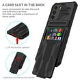 thumbnail image 4 of TECH CIRCLE Galaxy S23 Plus 5G Case, Dual-Layers Heavy Duty Rugged Shockproof Protective Card Slot Hidden Kickstand Military Grade Anti-Scratch Armor Case for Samsung Galaxy S23 Plus 6.6", Black, 4 of 10