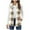 Beige, variant on Posijego Womens Fleece Vest Jackets Plaid Fuzzy Lapel Zipper Sleeveless Warm Winter Vests Outerwear for Women