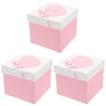 thumbnail image 1 of 3Pcs Squared Boxes with Lids Small Gift Boxes for Birthdays Christmas Wedding Baby Shower, 1 of 7