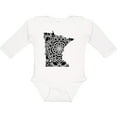 thumbnail image 3 of Inktastic Minnesota Silhouette Mandala Boys or Girls Long Sleeve Baby Bodysuit, 3 of 5