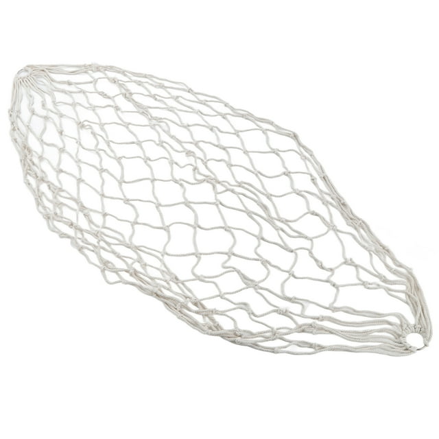 Cotton Rope Hammock, Lightweight Professional Hand Woven Portable Cotton Rope Mesh Hammock for Patio for Indoor
