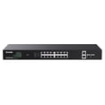 thumbnail image 1 of Switch PoE Tenda TEG1120P-16-250W con soporte para rack Gigabit de 16 puertos, 1 of 6