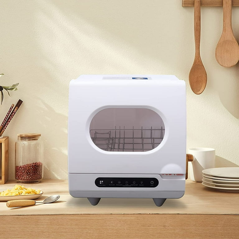  Portable Countertop Dishwashers 1200W Compact Dishwashers, 5  Washing Programs Display Mini Dishwasher 360° Spray Arms Dish Washing for  Apartments Camping Dorms RV, 72℃ Hot Water Cleaning : Appliances