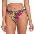 thumbnail image 1 of Balery Colorful Bananas Tangas de Algodón para Mujer con Estampado – Ropa Interior Sexy, Transpirable, G-string-X-Large, 1 of 6