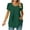 Green-01, variant on Mittory Womens Tops Dressy Casual Summer Chiffon Blouses Short Sleeve Dress Shirts Business Loose Fit Tunics