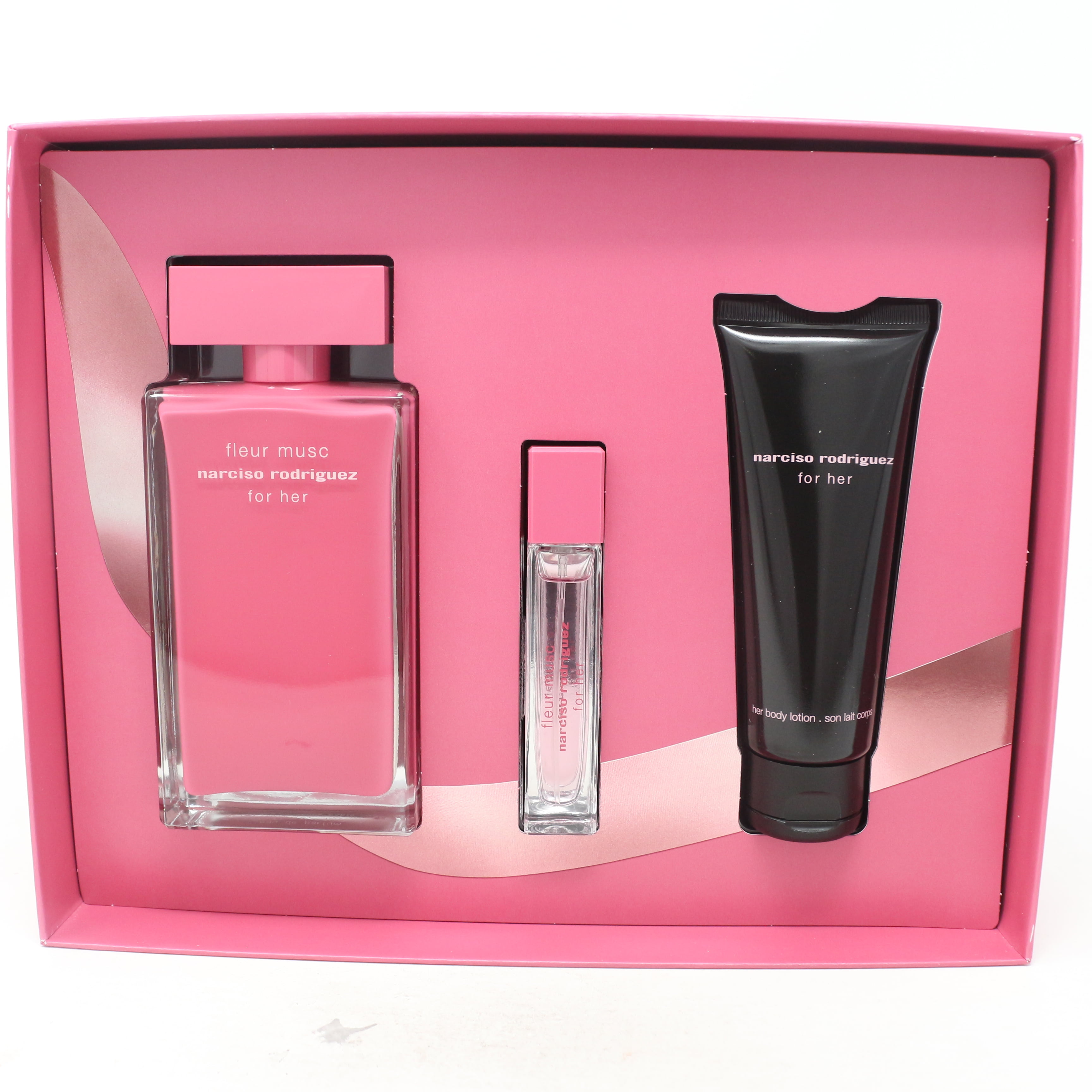Narciso Rodriguez For Her Eau De Parfum 3 Pcs Set / New With Box ...