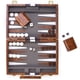 thumbnail image 3 of Juego de mesa Backgammon AMEROUS Classic de 28 cm con funda de piel, 3 of 7