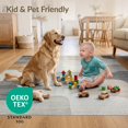 thumbnail image 4 of ODIKA 5'x7' Ultra-Soft Area Rug, Abstract Way Vintage Faded Speckle Throw Lightweight Entryway None Washable, Bare feet friendly, Silk-Touch for Bedroom Home office, 4 of 7