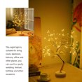 thumbnail image 2 of justharion Night Light Tree Shape LED 1000lm Table Light USB Decoration DIY Home Bedroom Lamp, 72LED, Gold Leaf, 2 of 8