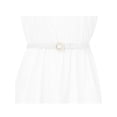 thumbnail image 4 of Cinturones de cintura para mujeres de talla grande INSPIRE CHIC, cinturón de cuero ajustable estrecho con perlas para jeans, vestidos y pantalones, 105 cm/41.33" blanco, 4 of 4