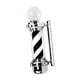 thumbnail image 3 of Luz de poste de barbero de 27 pulgadas, señal abierta de barbería, carteles clásicos, luz de señalización de peluquería colgante de pared LED para blanco negro, 3 of 8