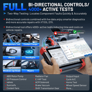 XTOOL D7X OBD2 Scanner Bidirectional Scan Tool, Ai-Assisted Car Scanner with 39+ Resets, Full System Diagnostic Tool, ECU Cod-ing, 3-Year Free Updates