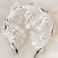 thumbnail image 2 of Hair Hoop Dentelle Couronne Perle de Mariage Coiffe Bandeau pour Mariée, 2 of 10