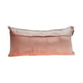 thumbnail image 3 of HomeStock Seaside Serenity Transitional Design Velvet Throw Pillow, Removable Pillow Cover, Trendy Geometric Design Decorative Pillow for Sofas and Couches-Color:Pink,Size:12 In x 24 In, 3 of 10