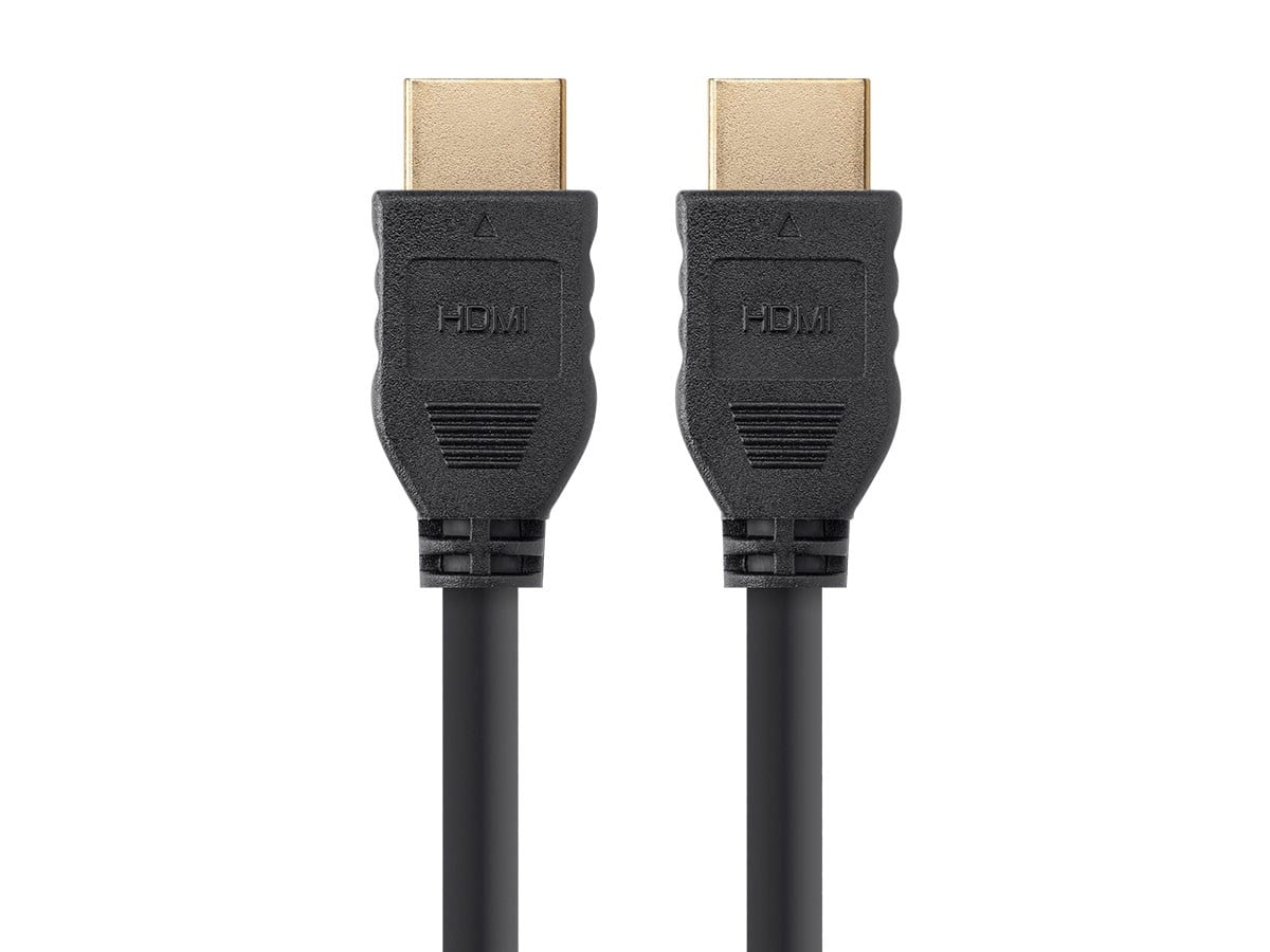 Monoprice High Speed HDMI Cable 5 Feet Black 4K24Hz 10.2Gbps
