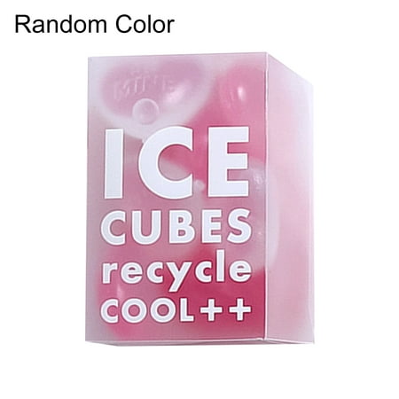 

AYYUFE 1 Box Reusable Ice Cube Heart-shaped Easy-Release Plastic Sweet Beverage Whiskey Ice Cube for Wine
