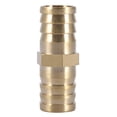 thumbnail image 1 of Oubit Straight Pipe Connector,Brass Barbed Straight 2-Way Brass Straight Barbed Joiner Straight Barbed Connector Optimal Efficiency, 1 of 7