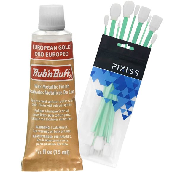 Paint Wax GRAS Art Bundles European Gold de 15 ml con herramientas