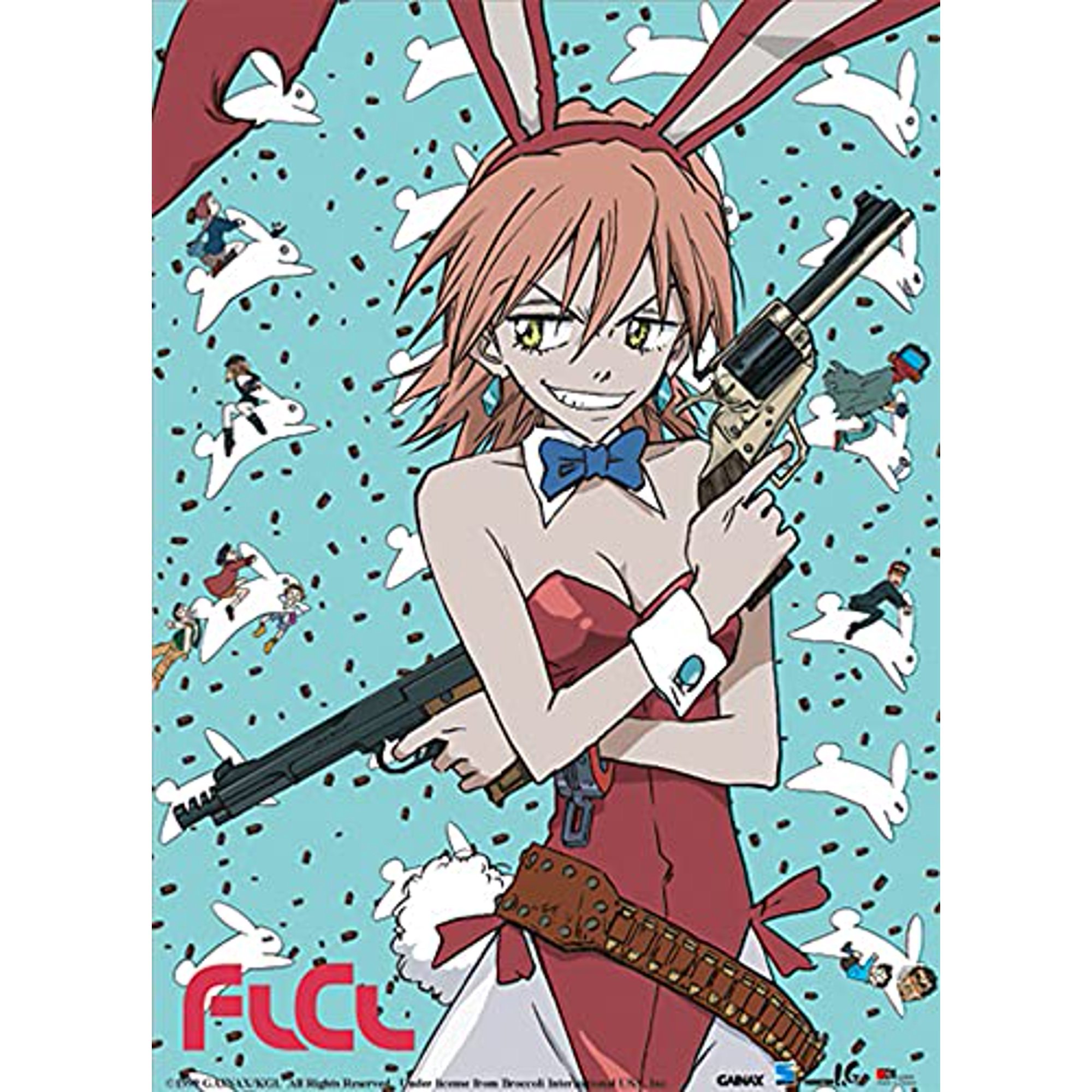 Wall Scroll - FLCL - New Haruko Bunny Fabric Poster Anime