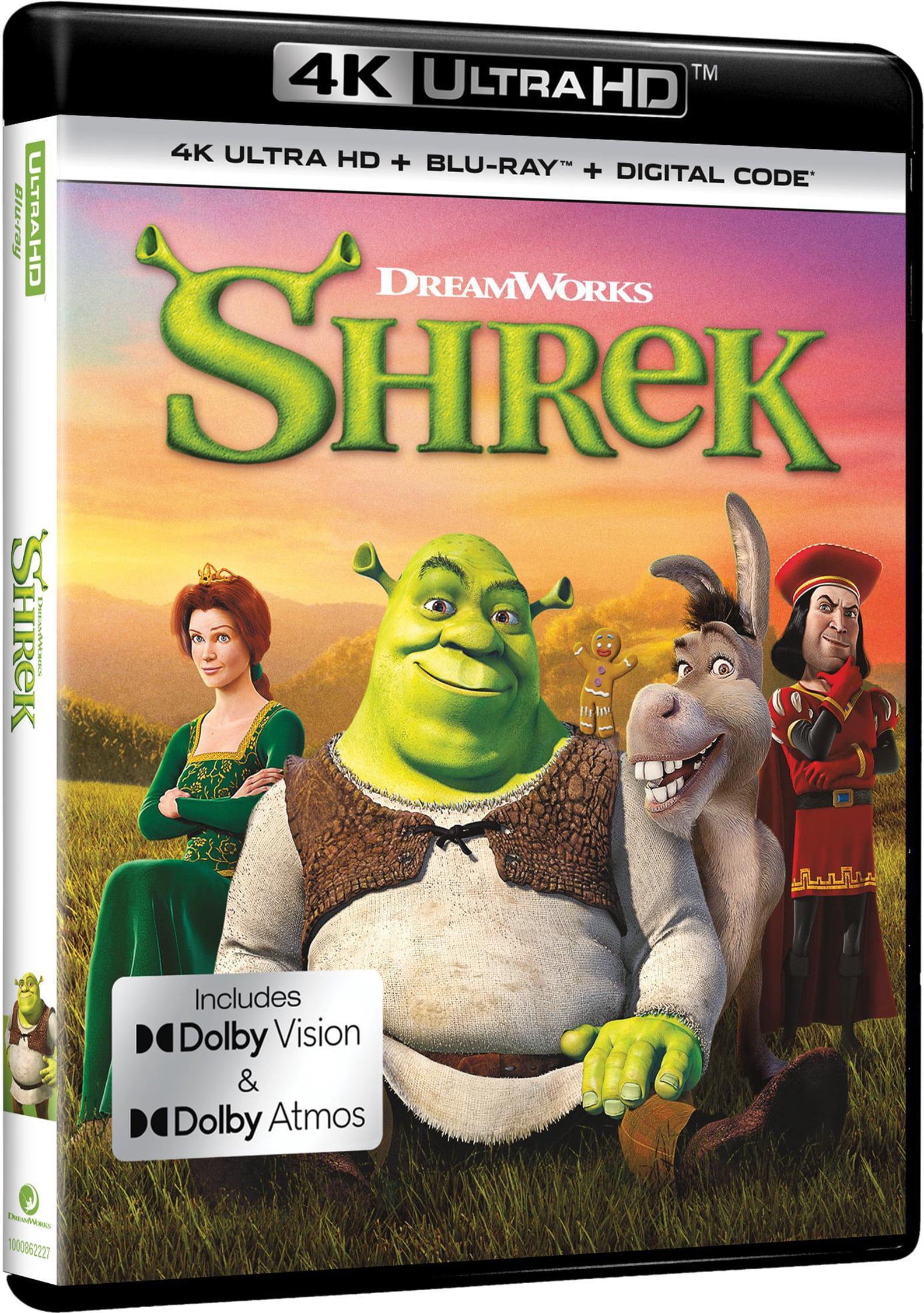 Shrek (25th Anniversary) (4K Ultra HD + Blu-ray + Digital Copy), Family, DreamWorks