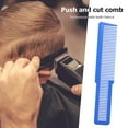 thumbnail image 3 of Peluquería Peine antiestático de fibra de carbono Peine recortador de corte de pelo de dientes anchos, 3 of 7