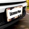 thumbnail image 5 of 2piece License Plate Frame Metal Car Accessories License Plate Cover Fits Standard U.S. Vehicles 12.3x 6.3 Inches Bohemian Stars, 5 of 7