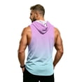 thumbnail image 7 of BRANROY Men's Athletic Tank Tops - Hooded Sleeveless Gym Tees, Breathable Muscle Fit Shirts for Summer Bodybuilding Training,Purple 4XL, 7 of 7