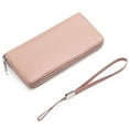 thumbnail image 7 of GOIACII Womens Wallet RFID Blocking Leather Card Holder Large Capacity Zip Around Ladies Purse Travel Wristlet Clutch, 7 of 7