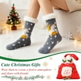 thumbnail image 3 of Women Slipper Socks with Gripper Winter Warm Non Slip Thick Fuzzy Socks Warm Cozy Christmas Gift, 3 of 8