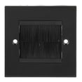 thumbnail image 4 of ABS Material Cable Wall Plate Wall Plate, Black White Brush Wall Plate, For Home Bedroom Family Living Room, 4 of 8